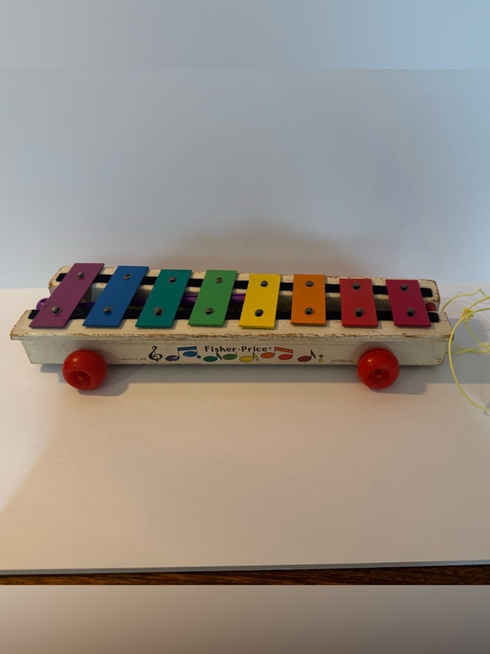 Vintage Fisher Price Pull -a- tune Xylophone